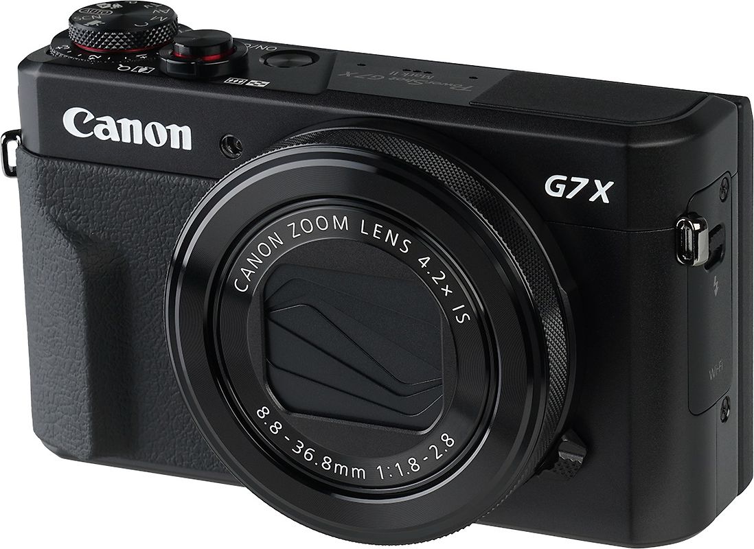 Refurbished Canon PowerShot G7 X Mark II zwart kopen | rebuy Refurbished Canon PowerShot G7 X Mark II zwart kopen | rebuy