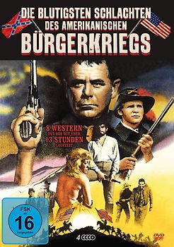 Die blutigsten Schlachten des Amerikanischen Bürgerkriegs [4 DVDs] DVD