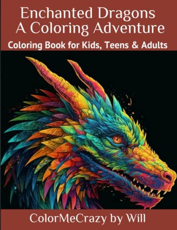 Enchanted Dragons: A Coloring Adventure pt2