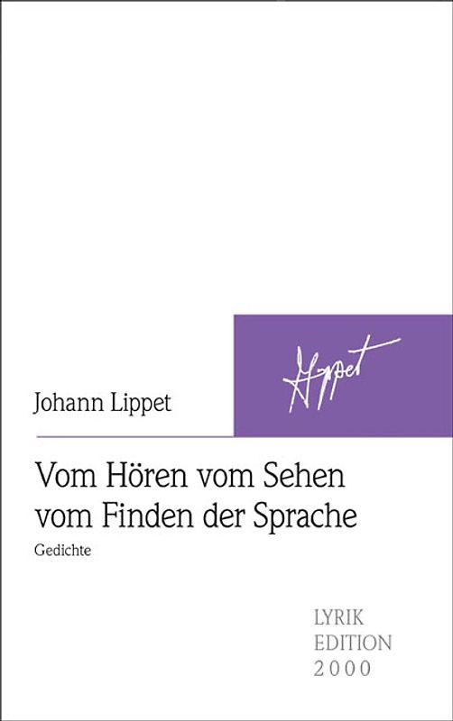 Vom Hören vom Sehen vom Finden der Sprache