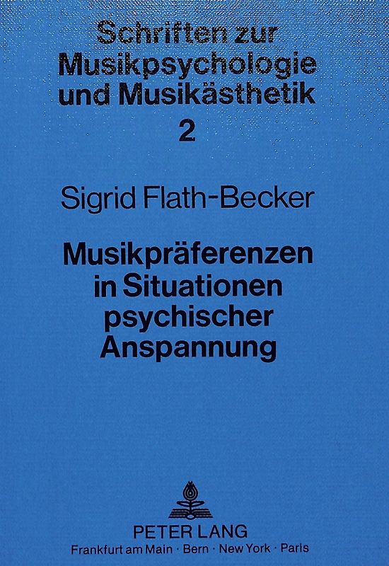 Musikpräferenzen in Situationen psychischer Anspannung