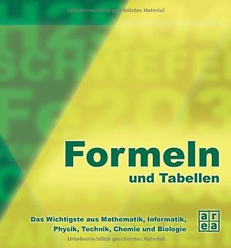 Formeln und Tabellen