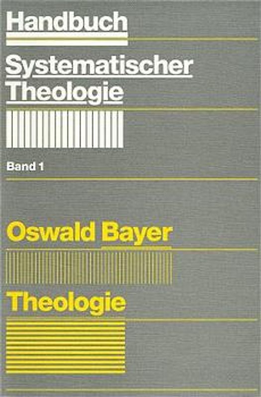 Handbuch Systematischer Theologie / Theologie