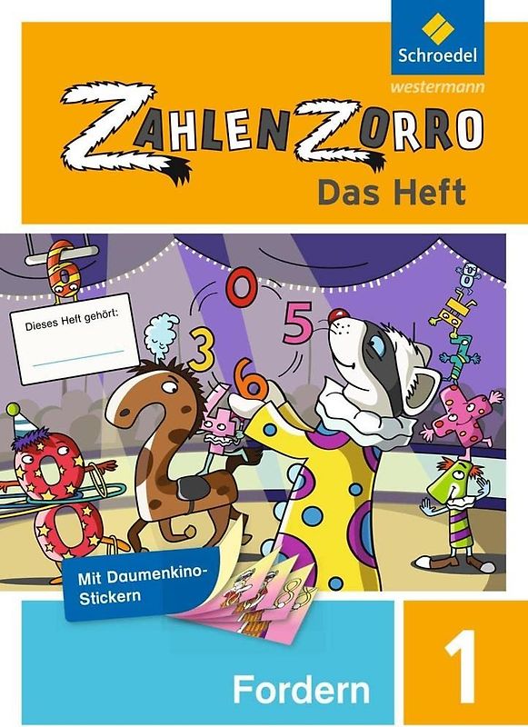 Zahlenzorro - Das Heft: Forderheft 1