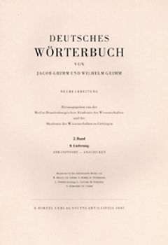 Deutsches Wörterbuch. Neubearbeitung / Grimm, Dt.  Woerterbuch Neubearbeitung