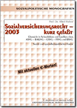 Sozialversicherungsrecht - kurz gefasst 2003