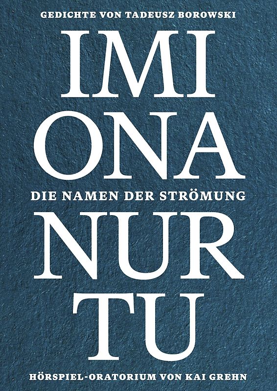 Imiona nurtu. Die Namen der Strömung