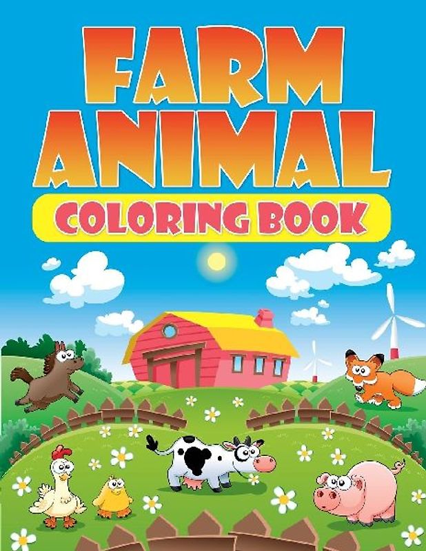 Farm Animal Coloring Book