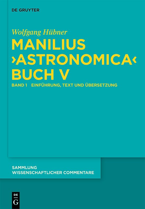 Manilius, "Astronomica" Buch V