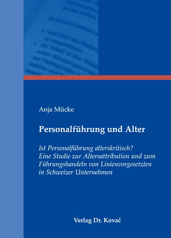 Personalführung und Alter