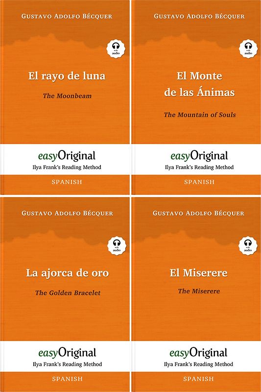 Gustavo Adolfo Bécquer Collection (books + audio-online) - Ilya Frank’s Reading Method