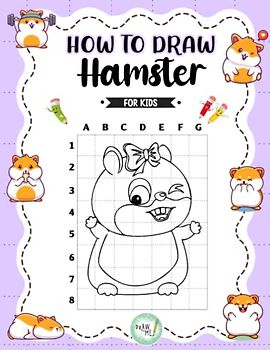How To Draw Hamster: Learn to Draw With Simple Instruction For Kids and Teens | Perfect Gift For Special Occasions