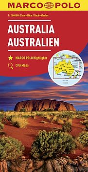 MARCO POLO Kontinentalkarte Australien 1:4 Mio.