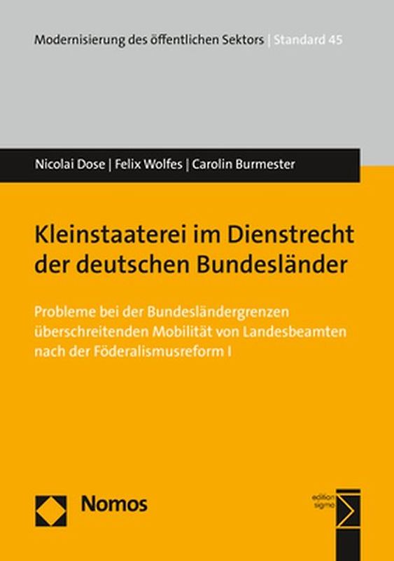 Kleinstaaterei im Dienstrecht der deutschen Bundesländer