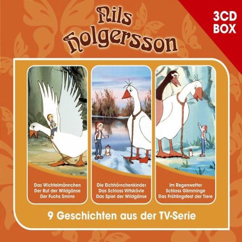 Nils Holgersson: 9 Geschichten aus der TV-Serie [3 CDs]