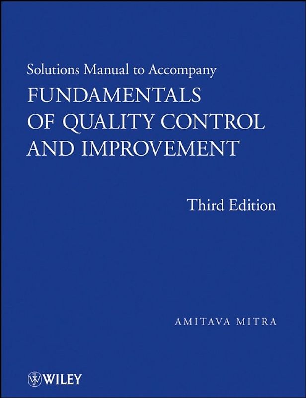 Fundamentals of Quality Control and Improvement