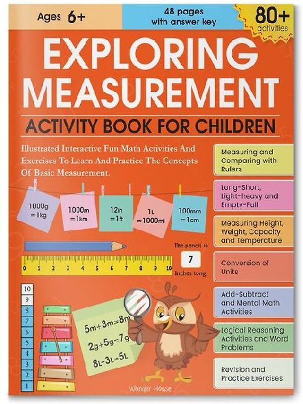 Exploring Measurement Activity Book for Children