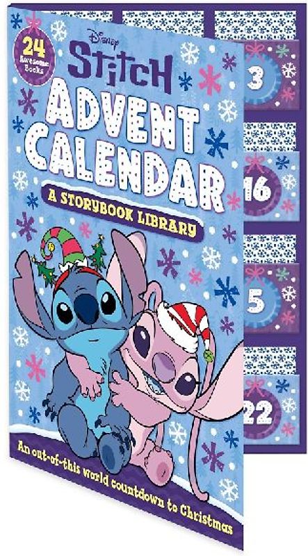 Disney Stitch: Advent Calendar a Storybook Library