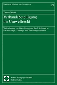 Verbandsbeteiligung im Umweltrecht