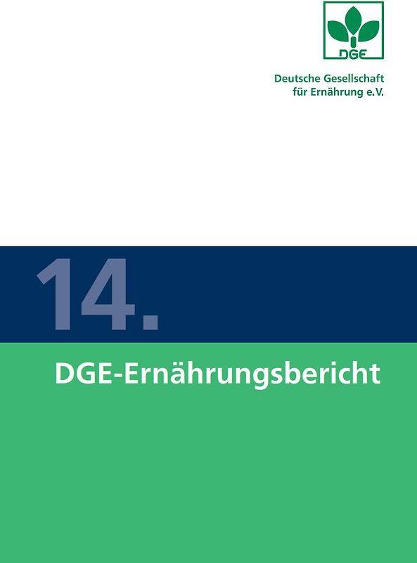 14. DGE-Ernährungsbericht