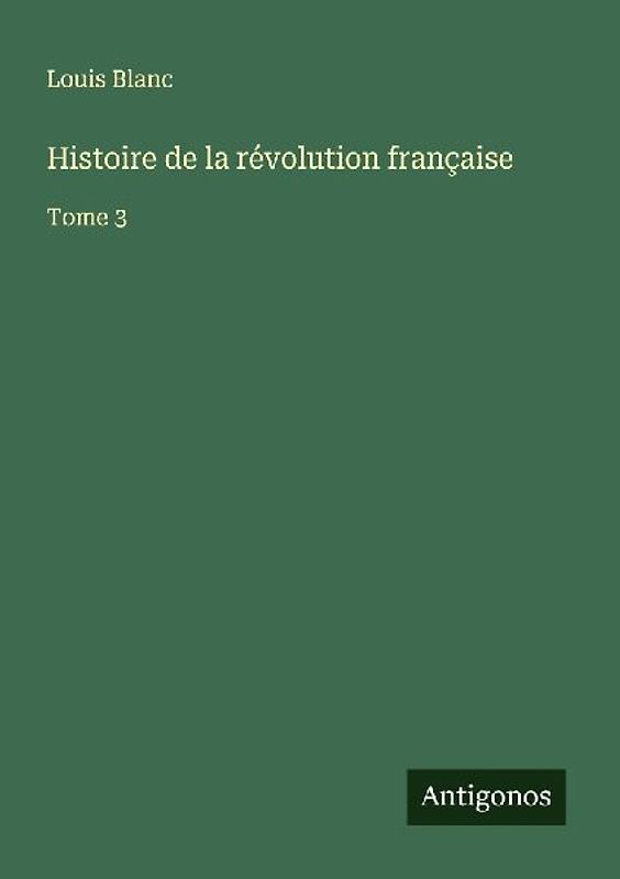 Histoire de la révolution française