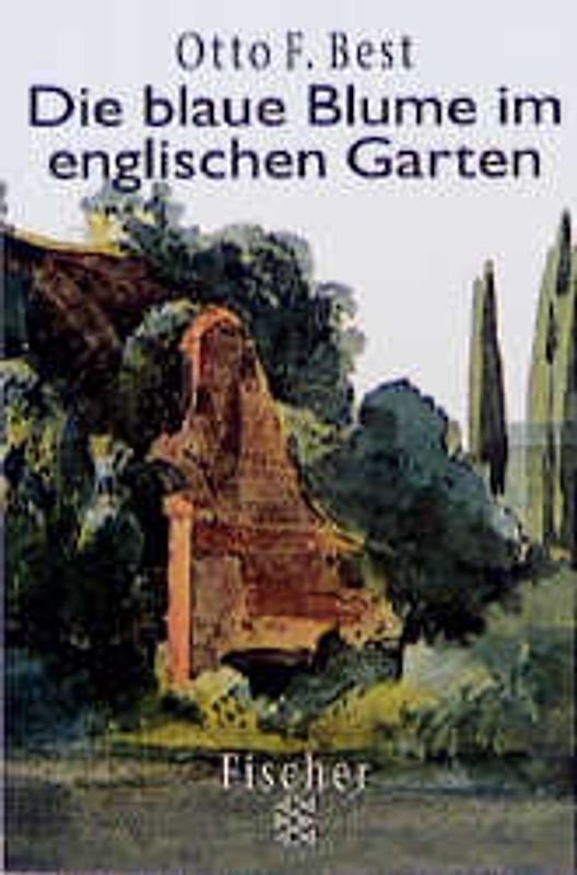 Die blaue Blume im englischen Garten