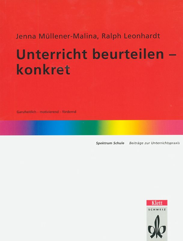 Unterricht beurteilen - konkret