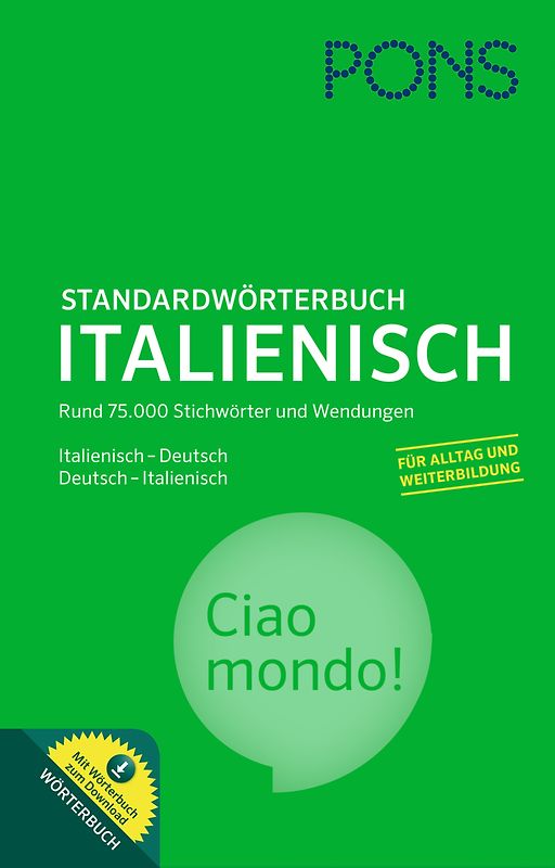 PONS Standardwörterbuch Italienisch