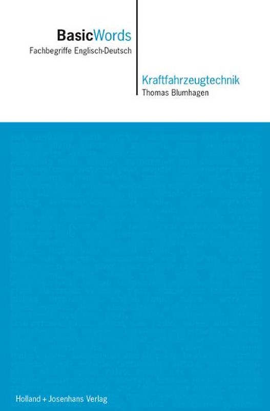 BasicWords: Kraftfahrzeugtechnik