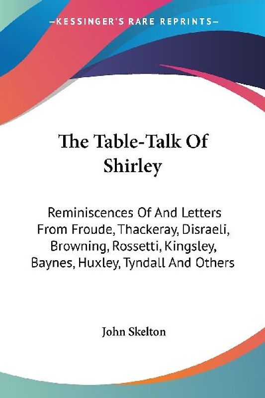 The Table-Talk Of Shirley