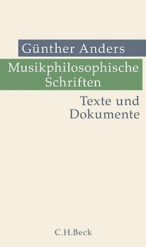 Musikphilosophische Schriften