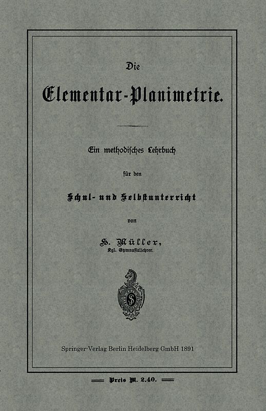 Die Elementar-Planimetrie