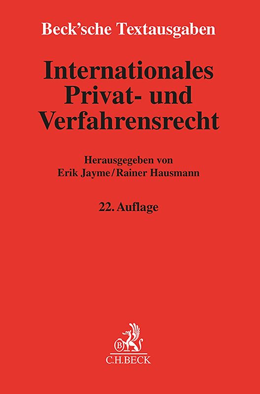 Internationales Privat- und Verfahrensrecht