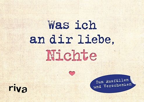 Was ich an dir liebe, Nichte – Miniversion