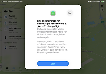 Image client pour Apple Pencil Pro blanc
