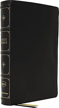 Nkjv, Large Print Verse-By-Verse Reference Bible, MacLaren Series, Leathersoft, Black, Comfort Print