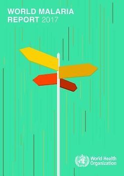 World Malaria Report 2017