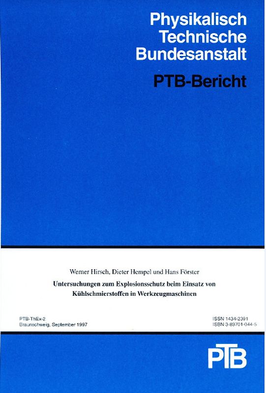 Untersuchung zur Explosionsgefährdung beim Umschlag von Kerosin (Jet A1) an Tanklagern und beim Tanken an Flugzeugen
