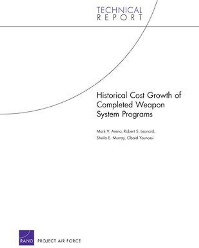 Historical Cost Growth of Completed Weapon System Programs