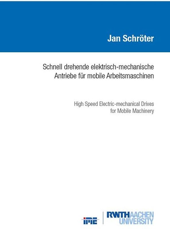 Schnell drehende elektrisch-mechanische Antriebe für mobile Arbeitsmaschinen