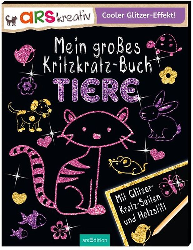 Mein großes Kritzkratz-Buch Tiere