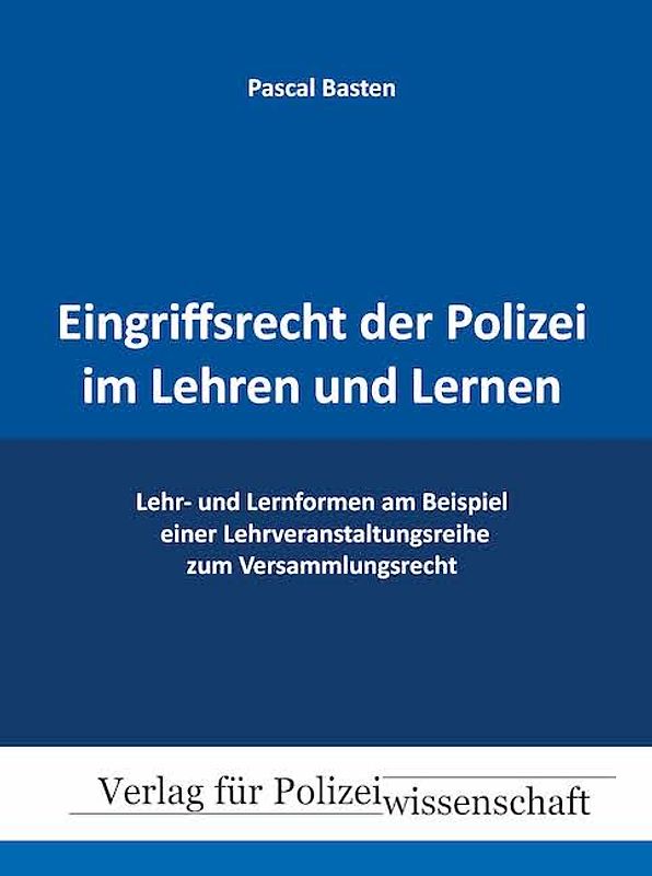 Eingriffsrecht der Polizei im Lehren und Lernen