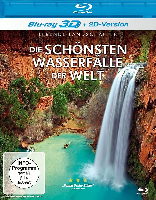 Die schönsten Wasserfälle der Welt 3D 3D Blu-ray Disc