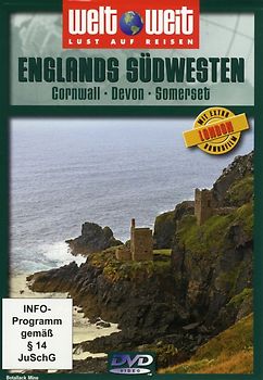 Englands Südwesten - Cornwall, Devon, Somerset (Reihe: welt weit) mit Bonusfilm "London" Länge: ca. 90 Min. DVD
