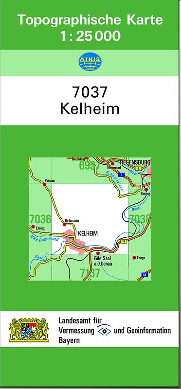 TK25 7037 Kelheim