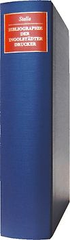 Bibliographie der Ingolstädter Drucker des 16. Jahrhunderts