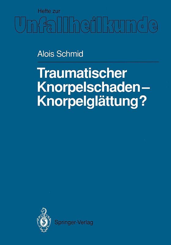Traumatischer Knorpelschaden — Knorpelglättung?