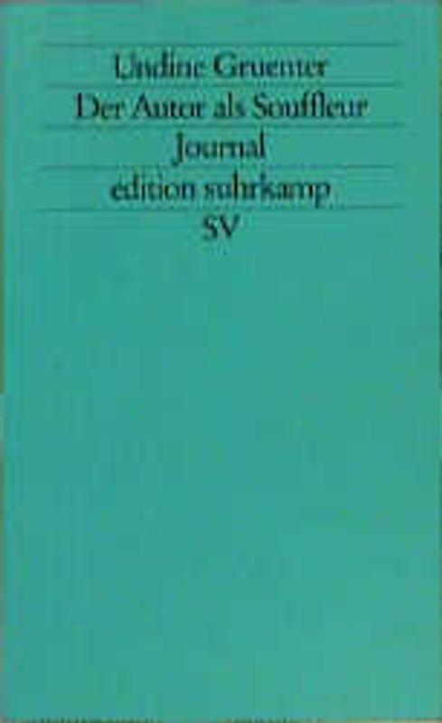 Der Autor als Souffleur