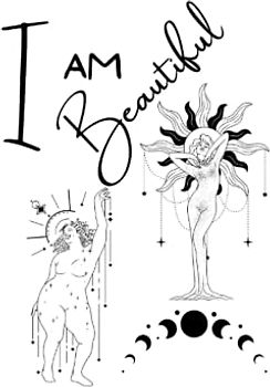 I am beautiful: colouring book