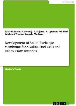 Development of Anion Exchange Membrane for Alkaline Fuel Cells and Redox Flow Batteries